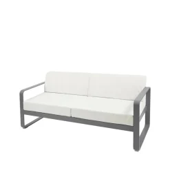 Bellevie 2-sits soffa, Storm grey, off-white dyna^Fermob Discount