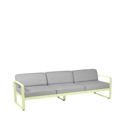 Bellevie soffa, 3-sits frosted lemon, flannel grey dyna^Fermob Best