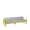 Bellevie soffa, 3-sits honey-flannel grey dyna^Fermob