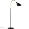 Bellevue AJ7 golvlampa, Svart-mässing^&Tradition Best