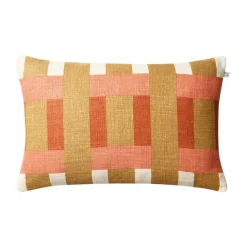 Kuddfodral-Chhatwal & Jonsson Benaras kuddfodral 40x60 cm, Khaki-rose-apricot orange