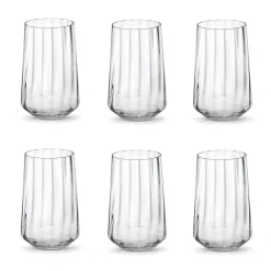 Dricksglas-Georg Jensen Bernadotte dricksglas högt 38 cl 6-pack, Kristallin