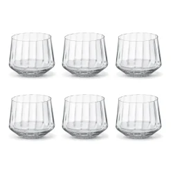 Dricksglas-Georg Jensen Bernadotte dricksglas lågt 25 cl 6-pack, Kristallin