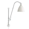 Sänglampor-GUBI Bestlite BL5 vägglampa, Matt vit-krom
