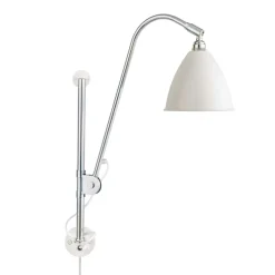 Sänglampor-GUBI Bestlite BL5 vägglampa, Matt vit-krom