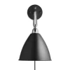 Bestlite BL7 vägglampa, svart-krom^GUBI