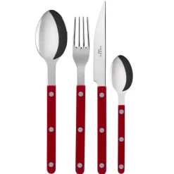 Bestickset-SABRE Paris Bistrot bestick shiny 24 delar, Burgundy
