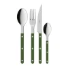 Bistrot solid bestickset 4 delar, Green^SABRE Paris Clearance