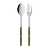 Serveringsbestick-SABRE Paris Bistrot solid serveringsbestick 2 delar, Green fern