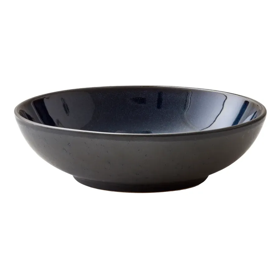 pastaskål Ø20 cm svart, Svart-mörkblå^Bitz