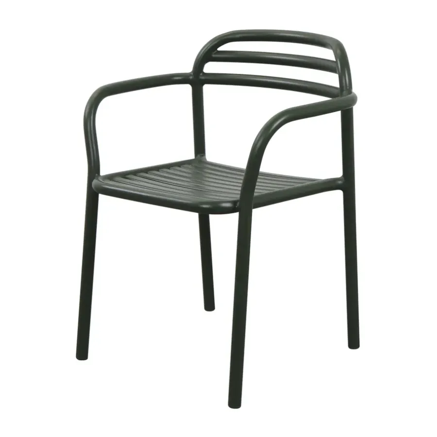 Sittmöbler·Trädgårdsstolar & Utestolar|Trädgårdsstolar & Utestolar-Cane-line Bliss karmstol, Dark green