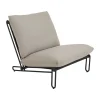 Loungemöbler·Loungefåtöljer & Utefåtöljer|Loungefåtöljer & Utefåtöljer-Brafab Blixt loungefåtölj, Svart-clay beige
