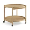 Bølling Tray Table model 60 rullbord, ek olja, oljat ekstativ^Brdr. Krüger Sale