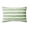 Trädgårdsdetaljer & Tillbehör|Trädgårdsdetaljer & Tillbehör·Stolsdynor & Kuddar För Utomhusbruk-Chhatwal & Jonsson Block Stripe utomhuskudde 40x60 cm, Sage-off white