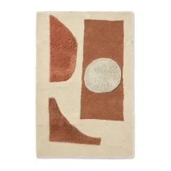 Bloco tuftad matta, Blush-off white, 80x120 cm^Ferm Living