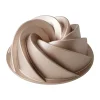 Kakformar & Pepparkaksformar-Blomsterbergs sockerkaksform swirl 24x9 cm, Rose gold