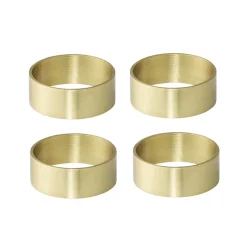 servettring 4-pack, mässing^Bloomingville Outlet