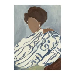 Posters-Paper Collective Blue Curls poster, 50x70 cm