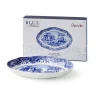 Blue Italian fat oval 14x21 cm, Blå-vit^Spode Online