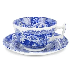 Tekoppar-Spode Blue Italian tekopp med fat, 20 cl