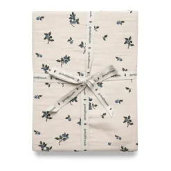 Barnsängkläder|Underlakan-Garbo&Friends Blueberry Muslin dra-på-lakan, 90x200x30 cm