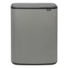 Bo touch bin 60 L, Mineral concrete grey^Brabantia Outlet