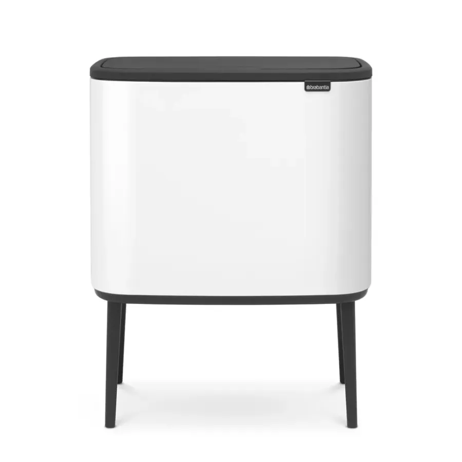 Bo touch bin 11+23 liter, vit^Brabantia Online