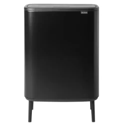 Papperskorgar-Brabantia Bo touch bin high 60 L, Matt svart