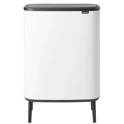 Papperskorgar-Brabantia Bo touch bin high 60 L, Vit