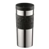 Travel Mug krom liten, svart^Bodum Online