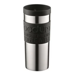 Travel Mug krom liten, svart^Bodum Online