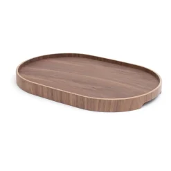 Brickor-Bosign serveringsbricka curveline medium 26x39 cm, Valnöt