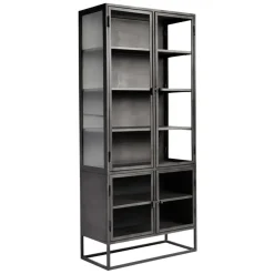 Boston High Cabinet 200 cm, Black^MUUBS Best
