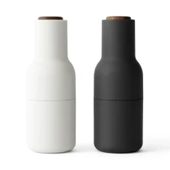 Salt- & Pepparkvarnar-Audo Copenhagen Bottle Grinder kryddkvarn 2-pack, Ash-carbon-valnöt