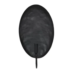 Ljusstakar-Tell Me More Boule väggljusstake med bakplatta, Svart