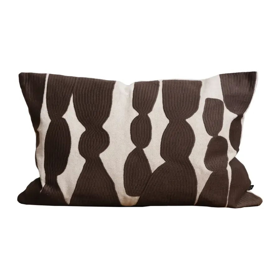 Kuddfodral-Fine Little Day Bowie kuddfodral 38x58 cm, Mocca