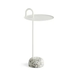 Bowler sidobord, Cream white-granite^HAY Online