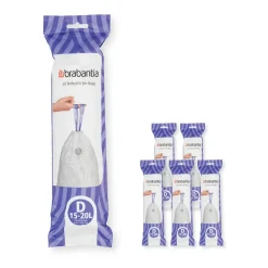 Övrigt Diskning & Städning-Brabantia PerfectFit avfallspåse 120 påsar, Modell D, 15-20 L