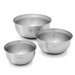 Bunkar & Vispskålar-Brabantia tillredningsskål 3-pack, 3-pack