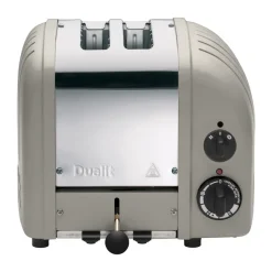 Brödrostar-Dualit Brödrost Classic 2 Skivor, Grå
