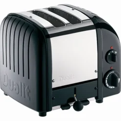 Brödrostar-Dualit Brödrost Classic 2 Skivor, Svart blank