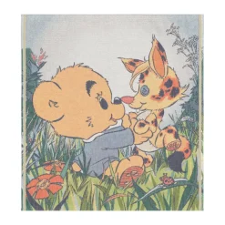 Barnfiltar|Barnfiltar-Ekelund Linneväveri Brumma babyfilt 70x75 cm, Multi