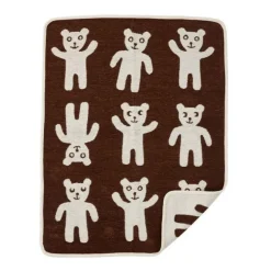 Barnfiltar|Barnfiltar-Klippan Yllefabrik Bruno barnfilt, brun