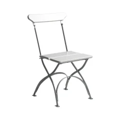 Bryggeristol, Vit lack ek-varmförzinkad^Grythyttan Stålmöbler Sale