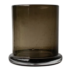 Bubble ljuslykta Ø14 cm, Brown^DBKD Hot