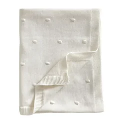 Bubble stickad babyfilt 80x100 cm, Pearl^Jack o Juno Discount