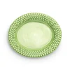 Serveringsfat & Uppläggningsfat-Mateus Bubbles ovalt fat 35 cm, Grön
