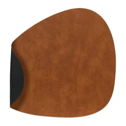 Bordstabletter-LIND DNA Bull bordstablett vändbar curve L 1 st, Cognac-black