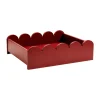 Bump bricka 35x41 cm, Burgundy^TÔNN furniture New