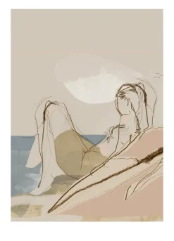 Posters-Anna Bülow By the ocean poster, 50x70 cm